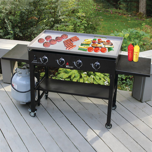 GrillFest 4 Burner Freestanding Natural Gas Gas Grill Wayfair